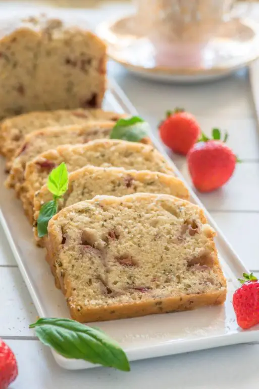 Strawberry Basil Bread
