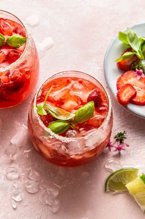 Strawberry Basil Margarita