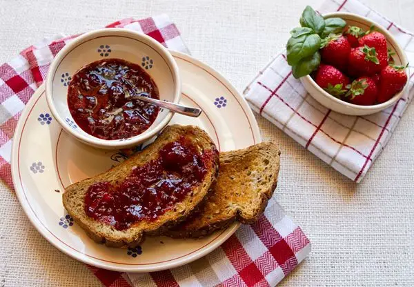 Strawberry Basil Preserves