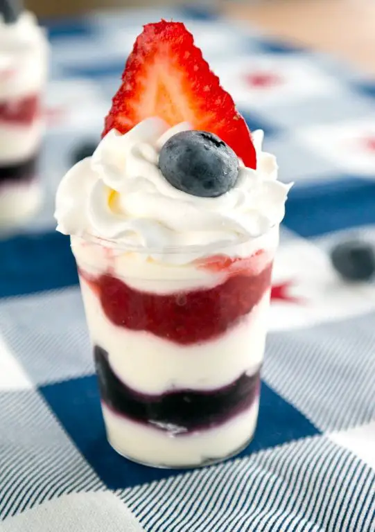 Strawberry Bavarian Cream Parfait