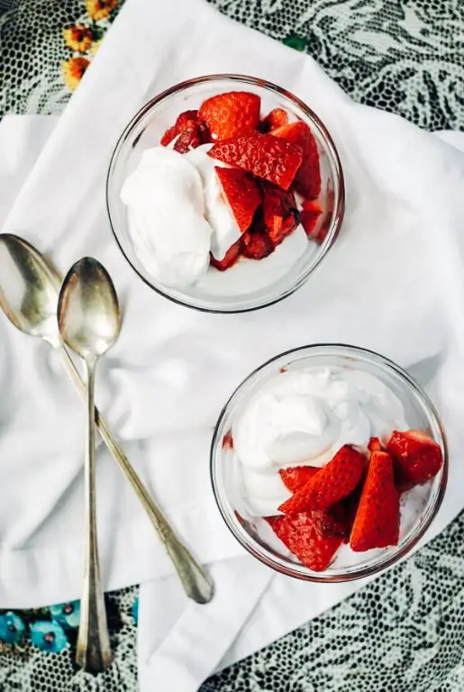 Strawberry Coconut Cream Sauce