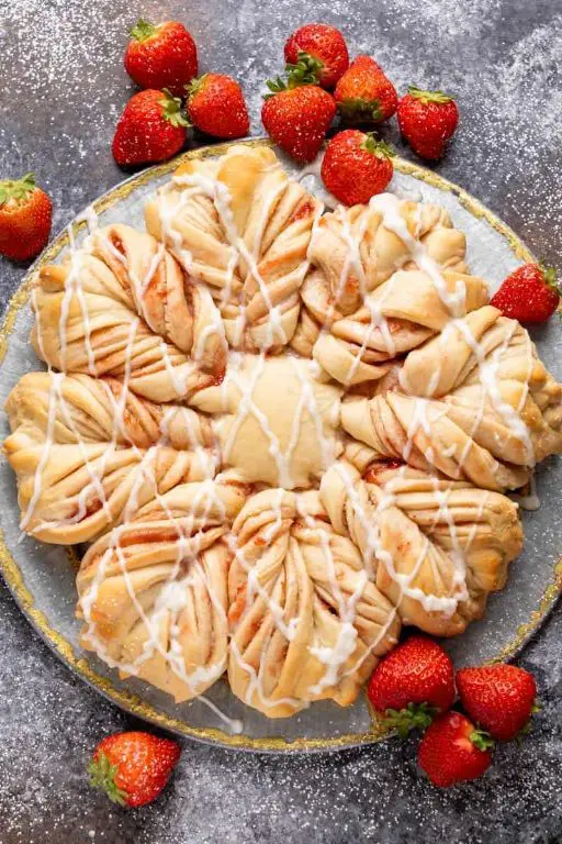 Strawberry Cream Cheese Swirl Bread