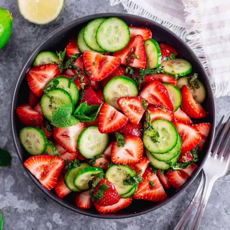 Strawberry Cucumber Salad