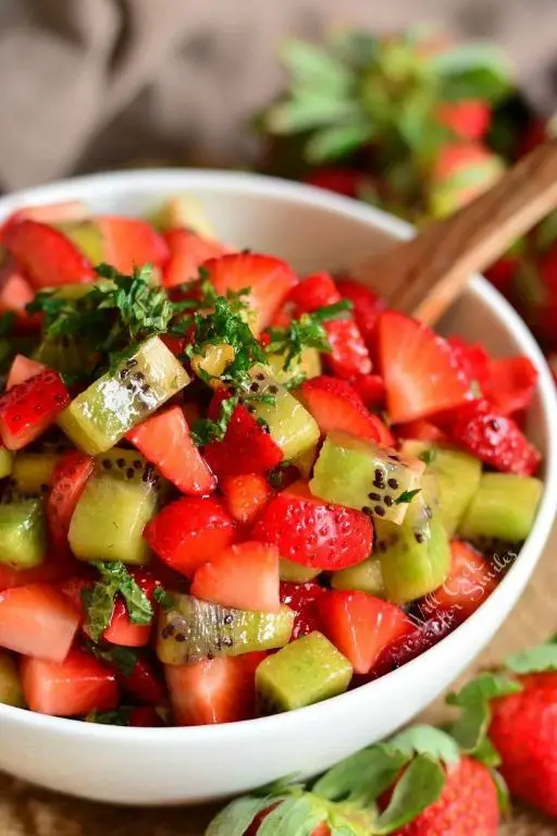 Strawberry Kiwi Fruit Salad