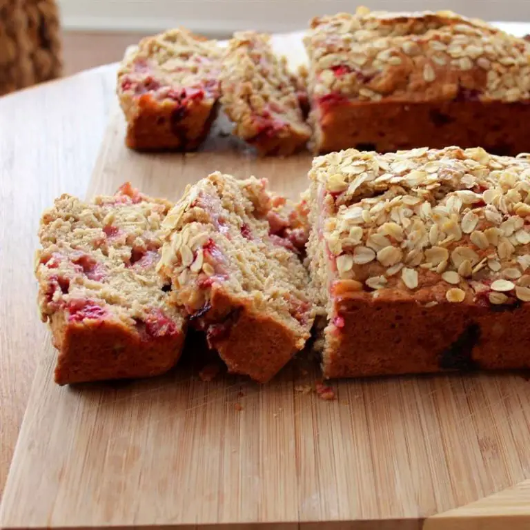 Strawberry Oatmeal Bread