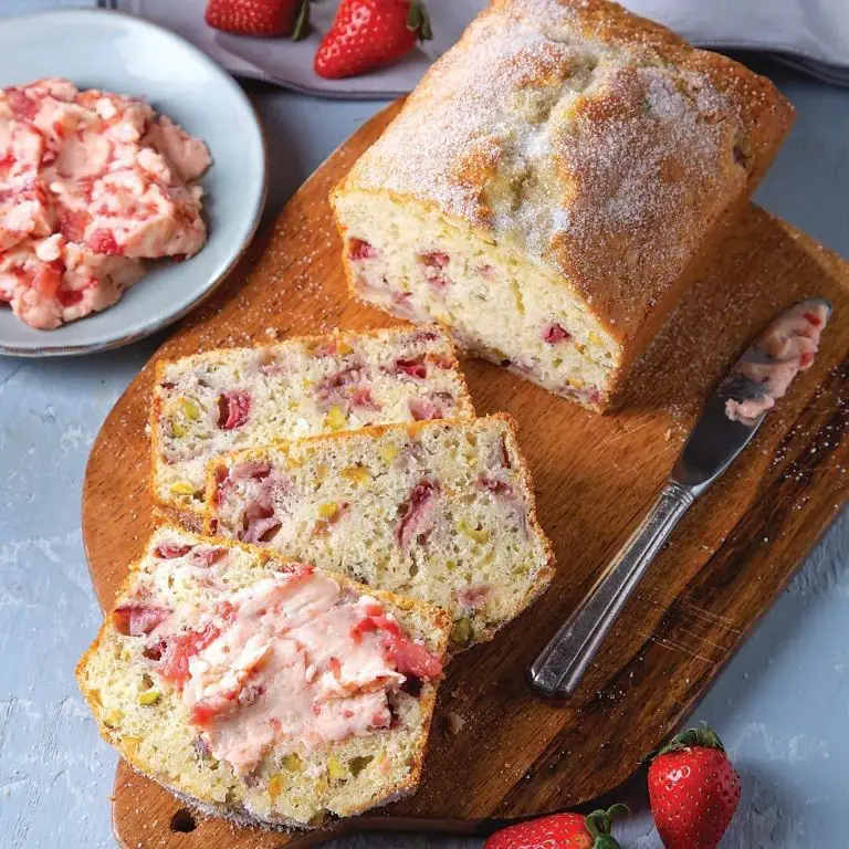 Strawberry Pistachio Bread