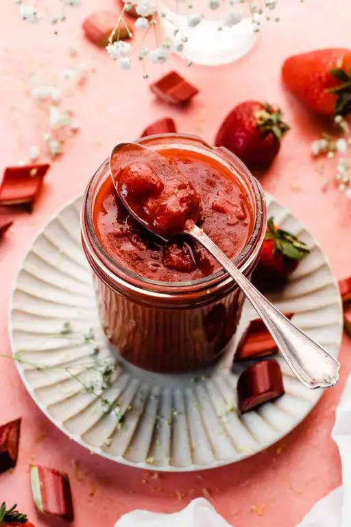 Strawberry Rhubarb Topping
