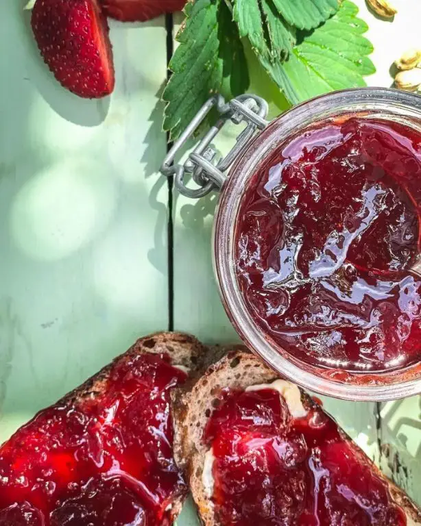 Strawberry Rose Petal Preserves
