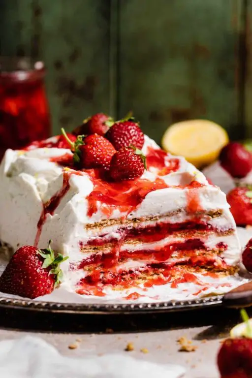 Strawberry Shortcake Icebox Cake