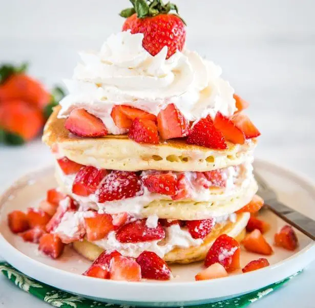 Strawberry Shortcake Pancakes