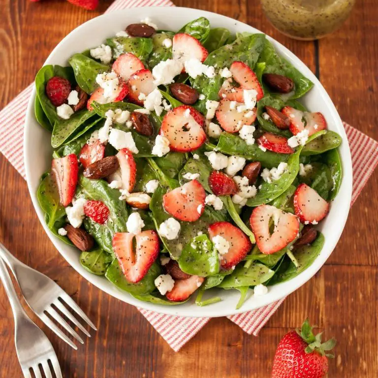 Strawberry Spinach Salad with Poppy Seed Dressing