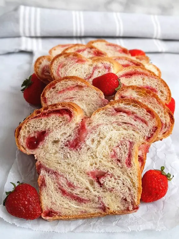 Strawberry Vanilla Bean Bread