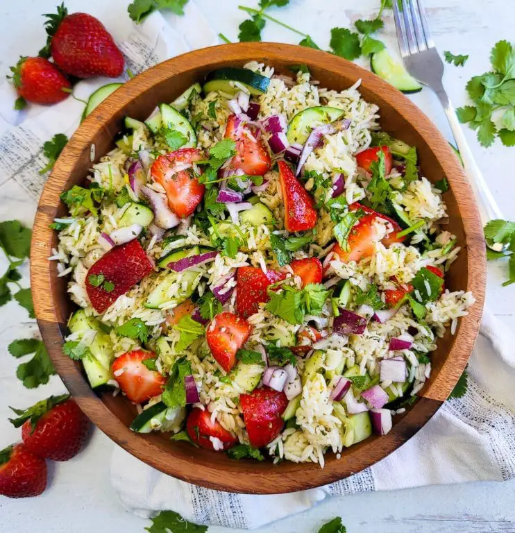 Strawberry and Cilantro Rice Pilaf
