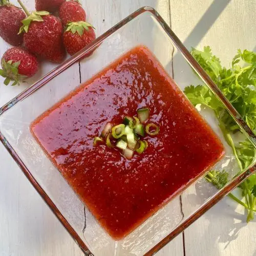 Strawberry and Cucumber Gazpacho