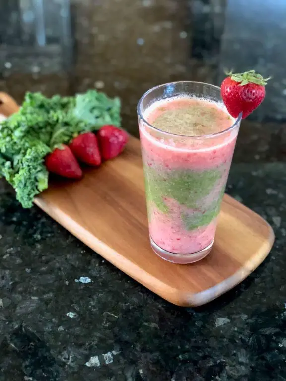 Strawberry and Kale Smoothie