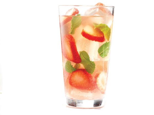 Strawberry and Mint Green Tea