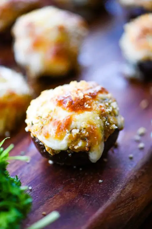 Stuffed Mushrooms with Parmesan