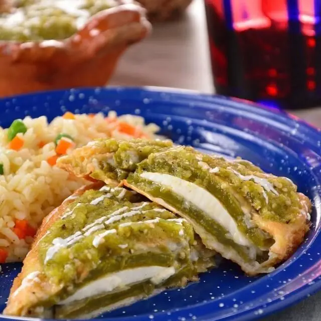 Stuffed Nopales with Cheese and Salsa