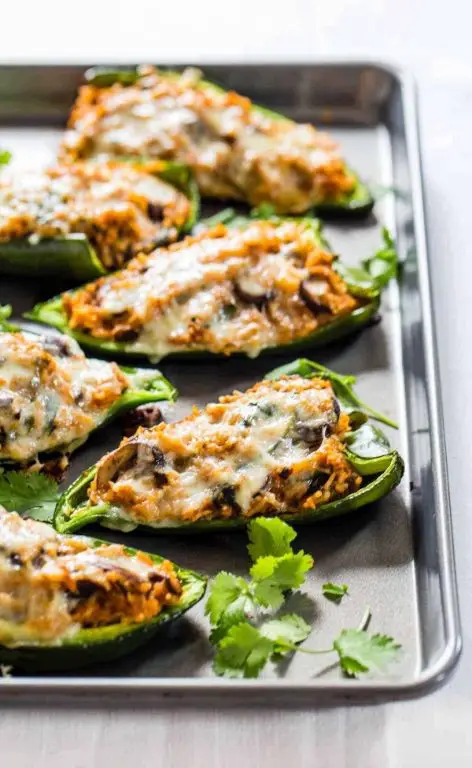 Stuffed Poblano Peppers with Queso Fresco