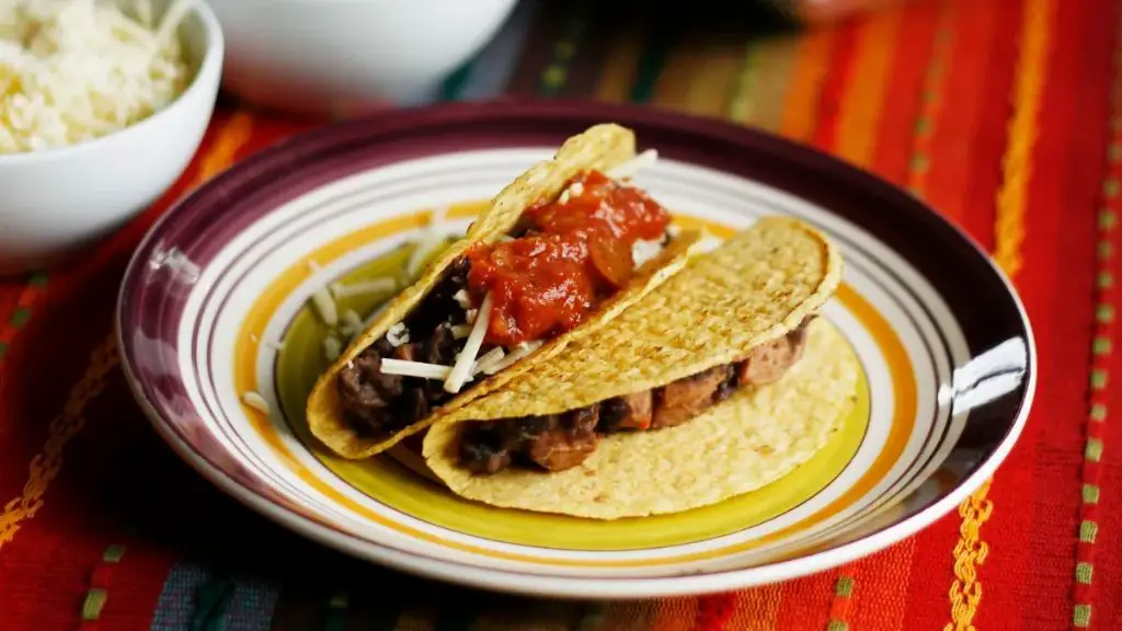 Summer Sausage and Black Bean Tacos