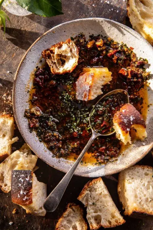 Sun-Dried Tomato Basil Bread Dip