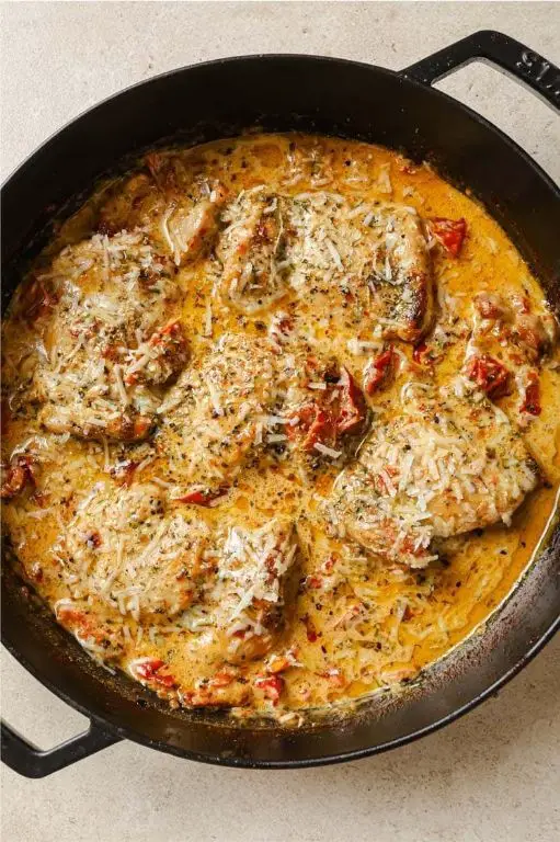 Sun-Dried Tomato Chicken Francese