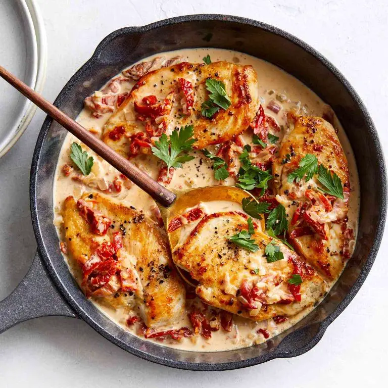 Sun-Dried Tomato and Basil Chicken Cutlets