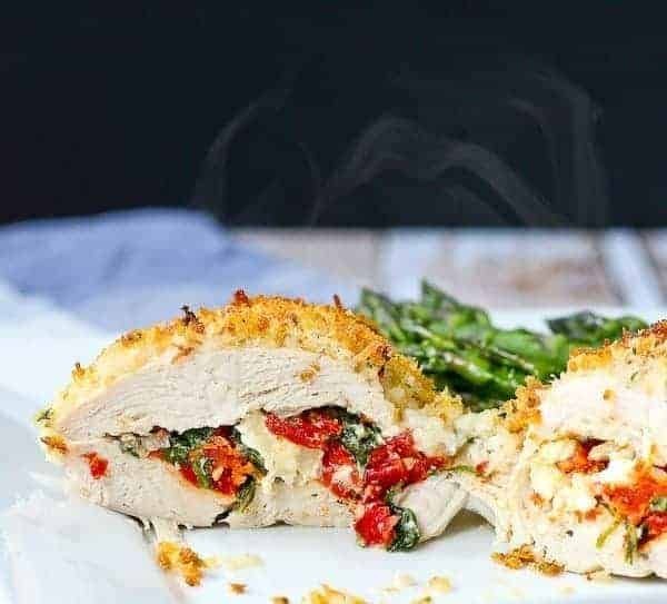 Sun-Dried Tomato and Feta Stuffed Chicken Breast