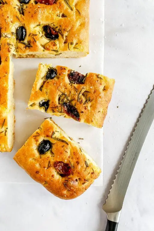 Sun-Dried Tomato and Olive Focaccia