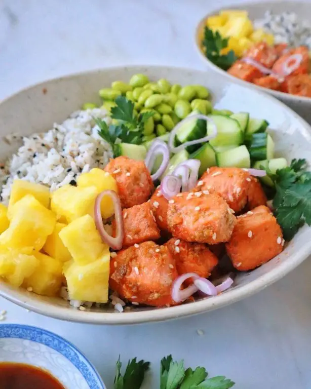 Sunshine Pineapple Teriyaki Salmon