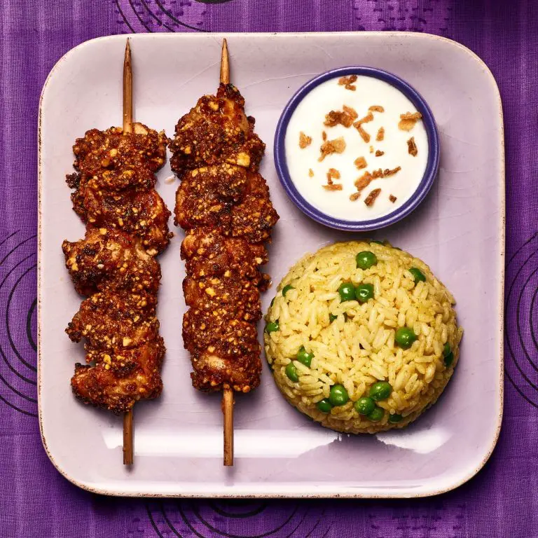 Suya-Style Grilled Chicken Skewers