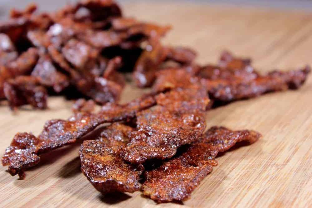 Sweet Cherry Bourbon Pork Jerky