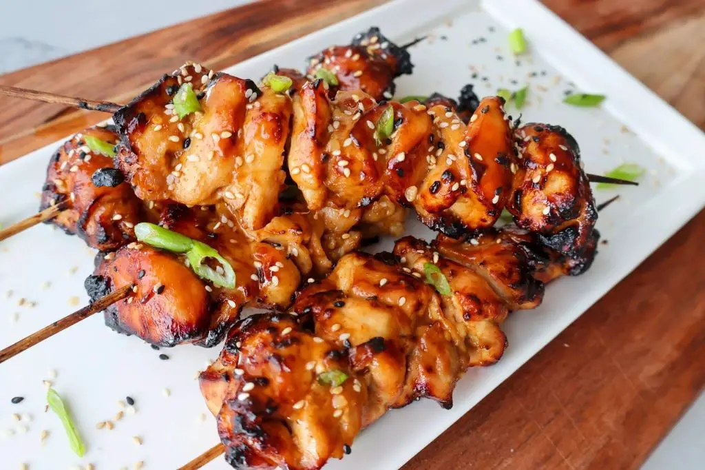 Sweet Chili Chicken Skewers