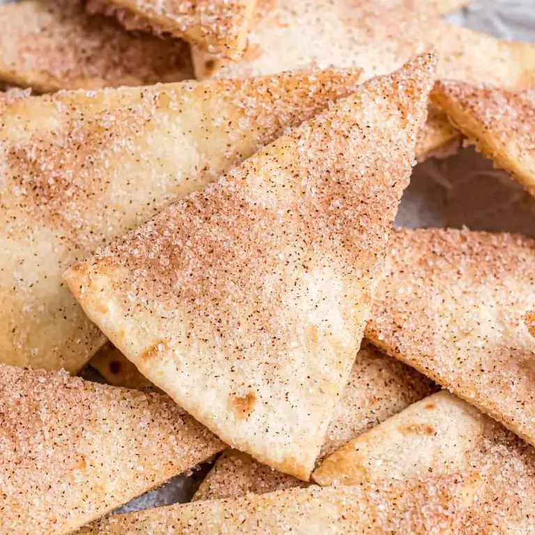 Sweet Cinnamon Sugar Tortilla Chips