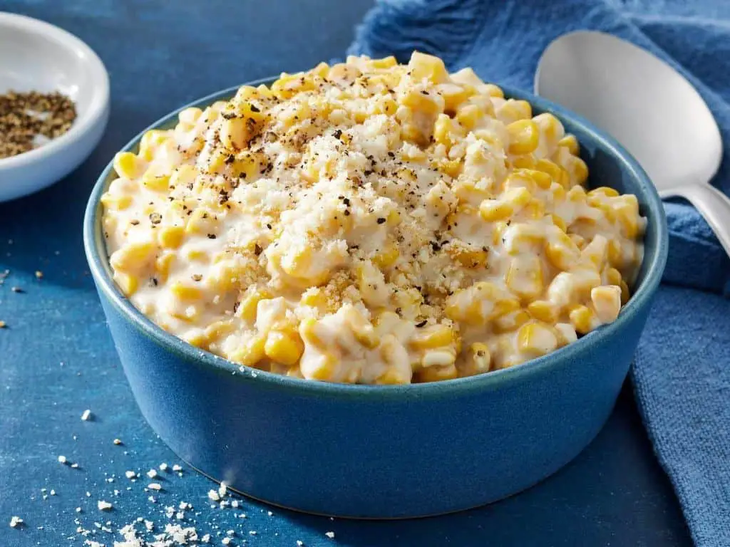 Sweet Corn Gravy with Cream and Butter