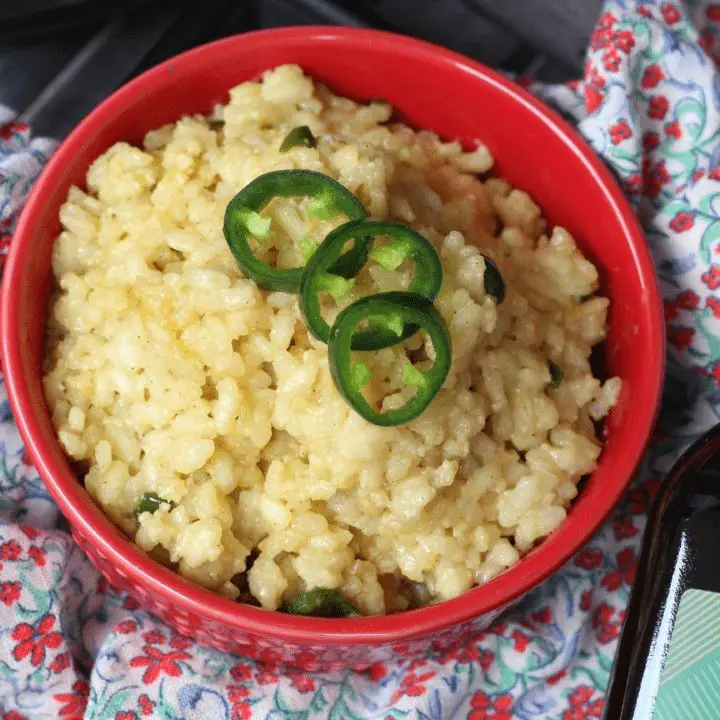 Sweet Corn and Jalapeño Instant Pot Risotto