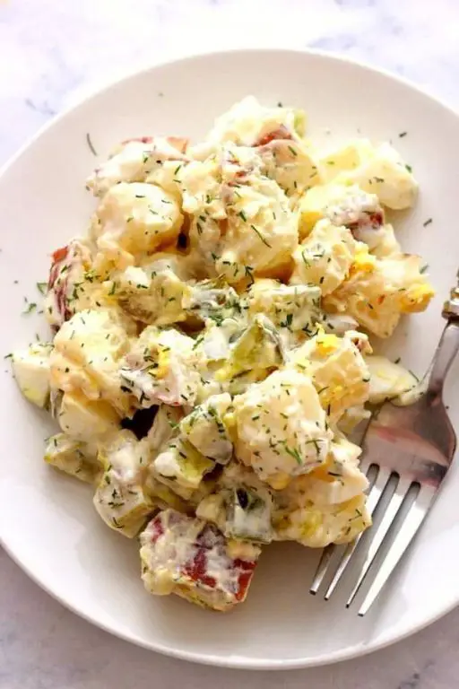 Sweet Dill Pickle Potato Salad