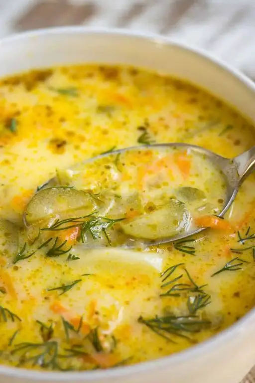 Sweet Dill Pickle Soup