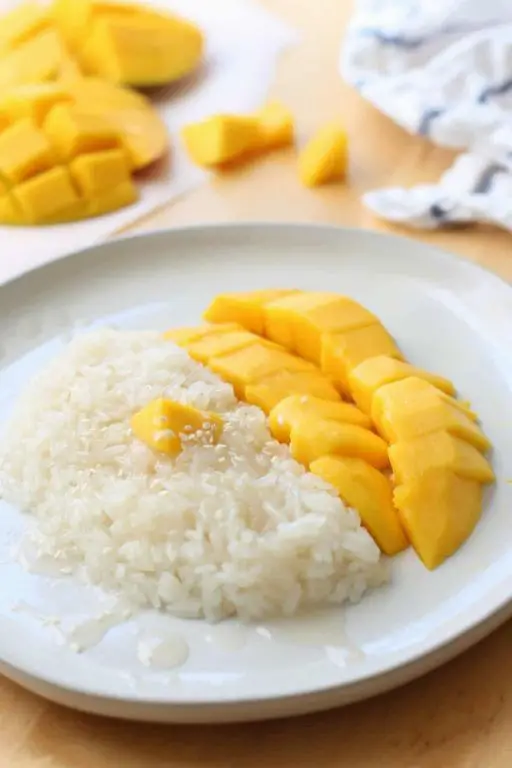 Sweet Eastward Mango Sticky Rice