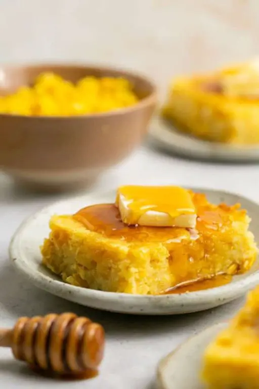 Sweet Honey Butter Corn Pudding