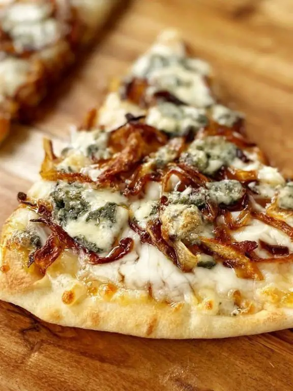 Sweet Onion and Blue Cheese Flatbread