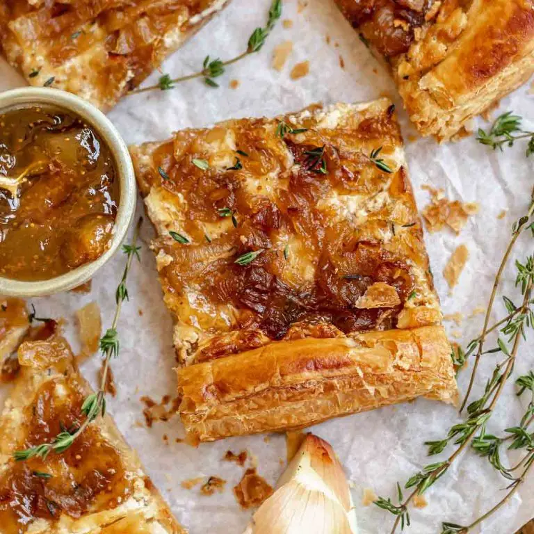 Sweet Onion and Goat Cheese Tart