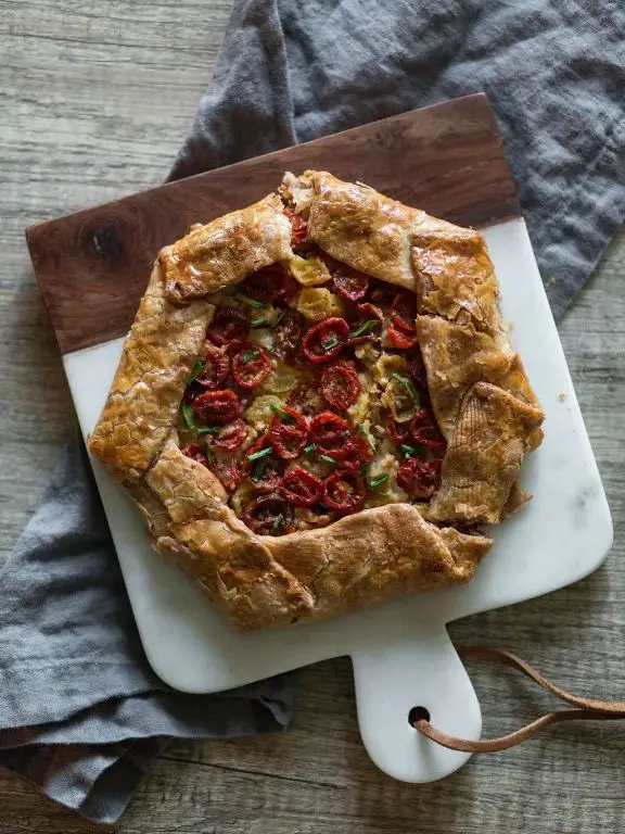 Sweet Onion and Tomato Galette