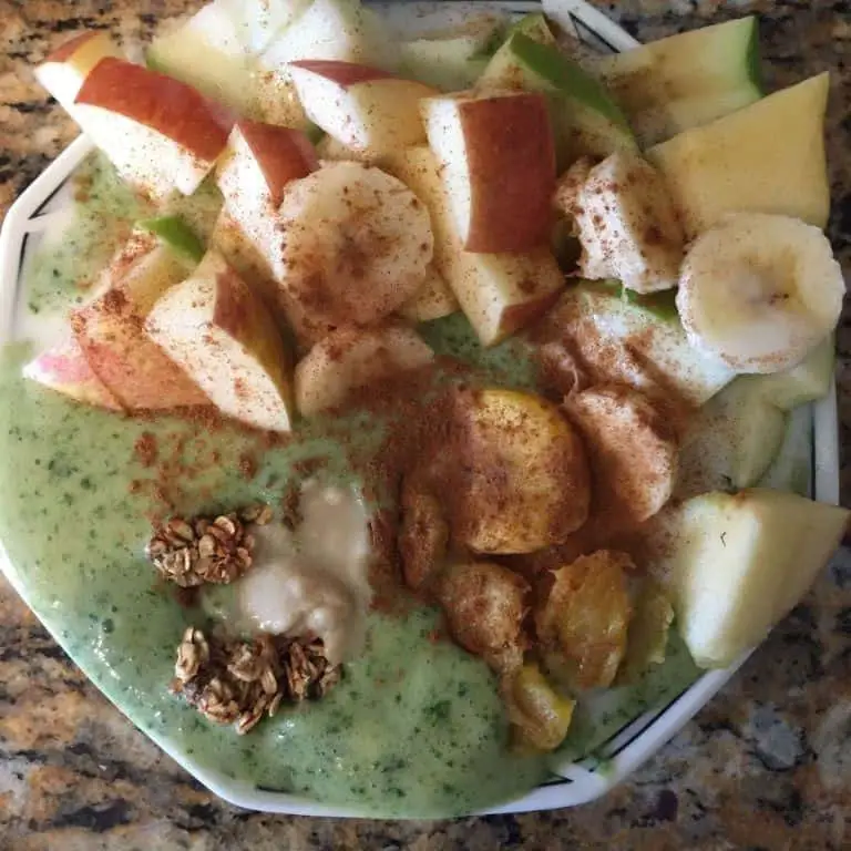 Sweet Plantain and Banana Smoothie Bowl