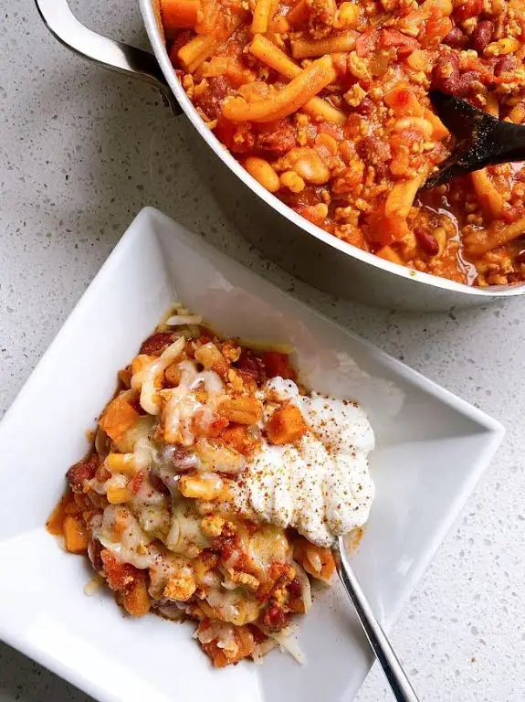 Sweet Potato Chili Mac
