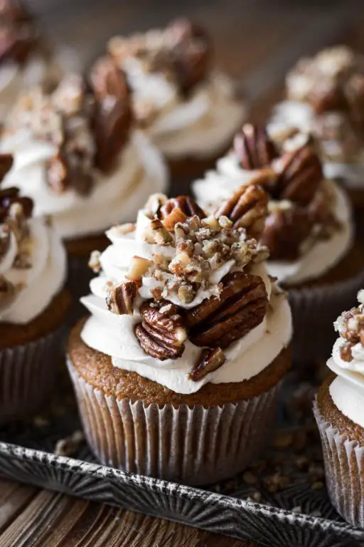Sweet Potato Cupcakes with Maple Glaze