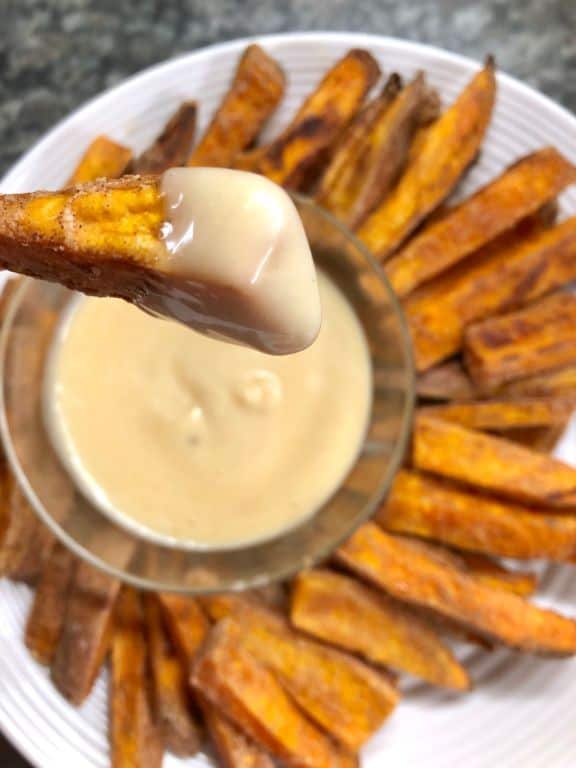 Sweet Potato Fries with Maple Dip