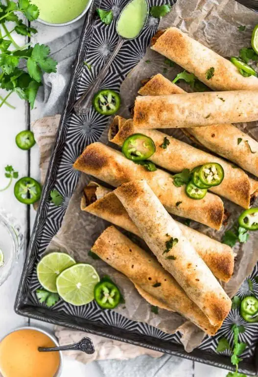 Sweet Potato and Black Bean Taquitos