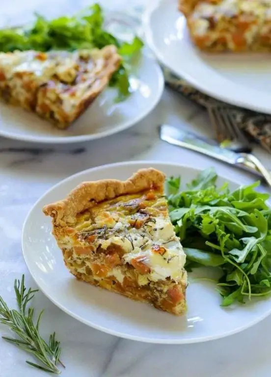 Sweet Potato and Chicken Quiche