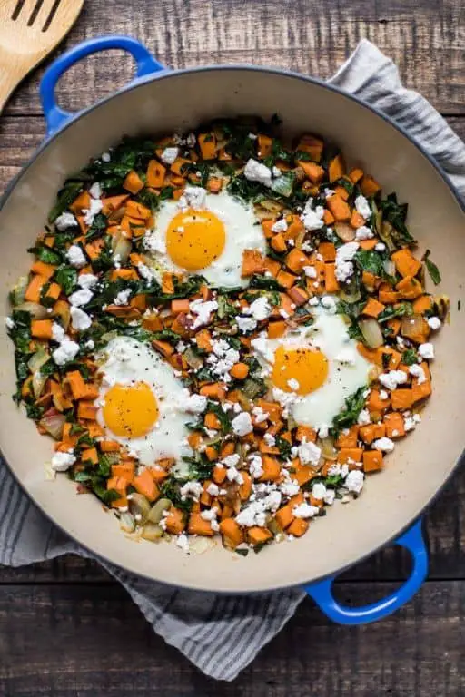 Sweet Potato and Kale Breakfast Skillet